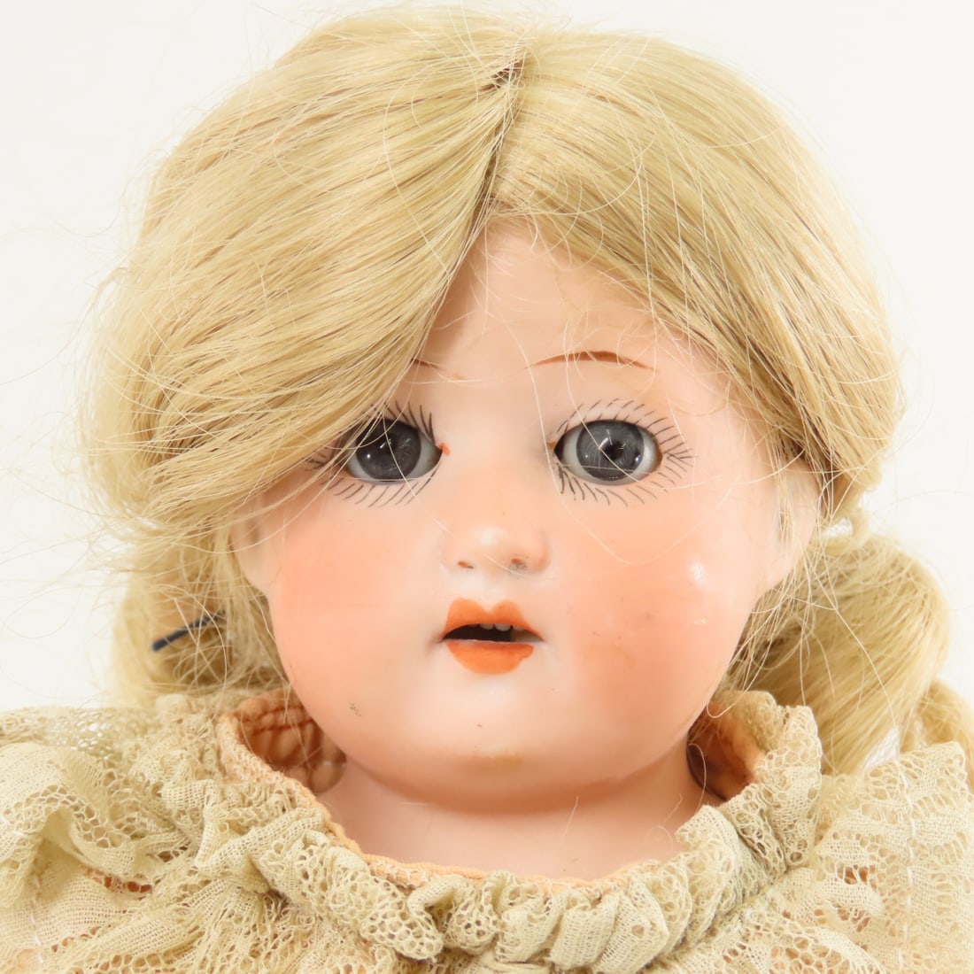 2 Antique Heubach Koppelsdorf Bisque Head Dolls - 6