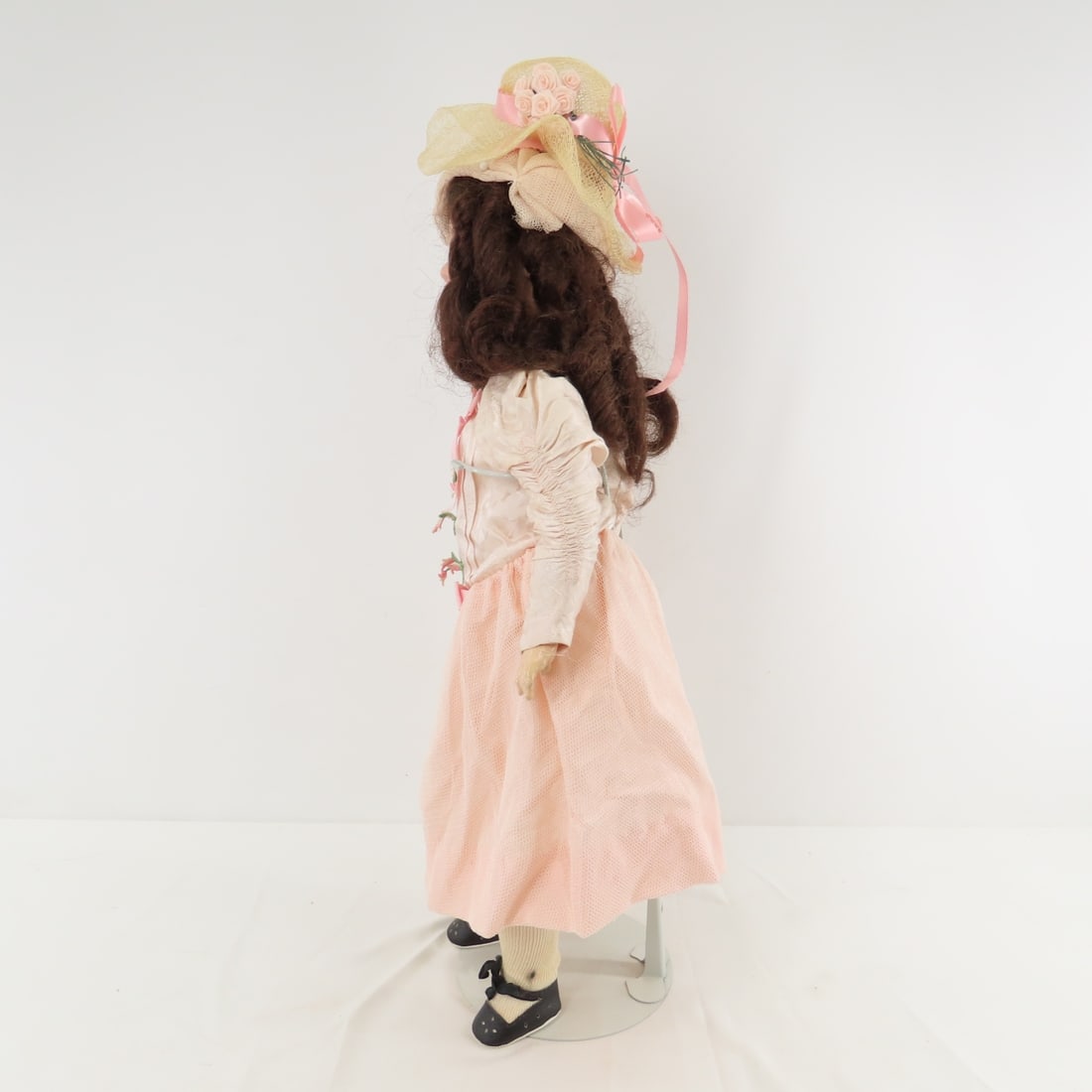 Antique German Bisque Head Doll - 4