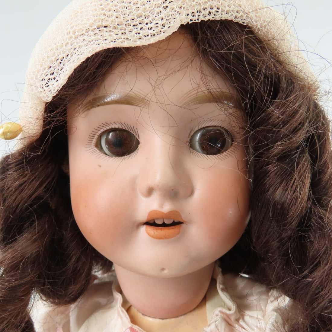 Antique German Bisque Head Doll - 5