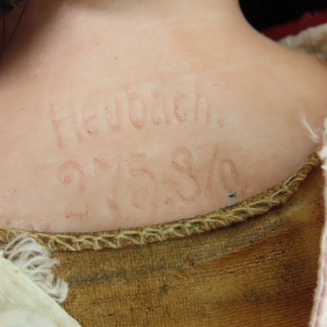 Antique 17" Heubach Koppelsdorf Bisque Head Doll - 7