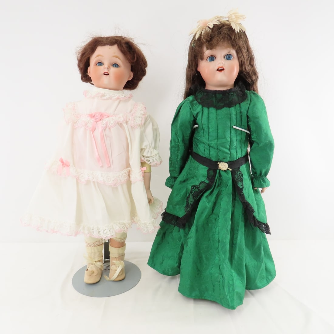 2 Pre-1921 RE Nippon Bisque Head Dolls (1 of 20)