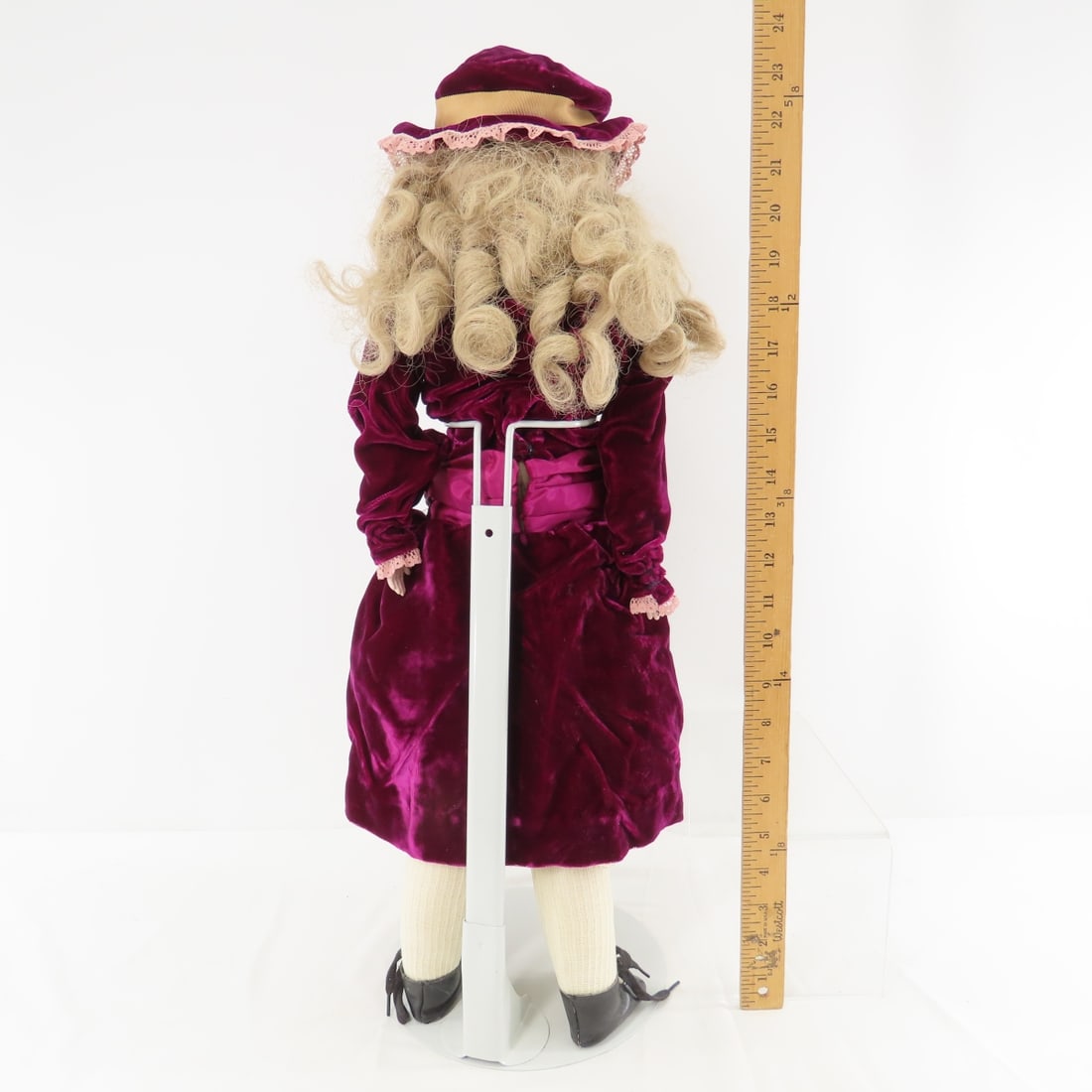 Antique A. Marseilles Rosebud Bisque Head Doll - 3