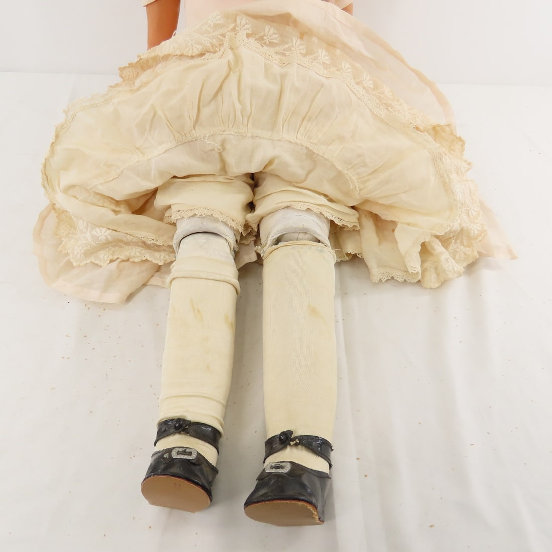 32" Antique A. Marseilles Bisque Head Doll - 10