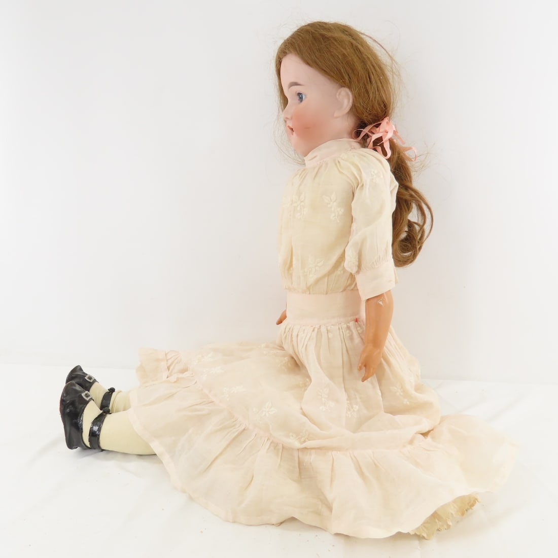 32" Antique A. Marseilles Bisque Head Doll - 2