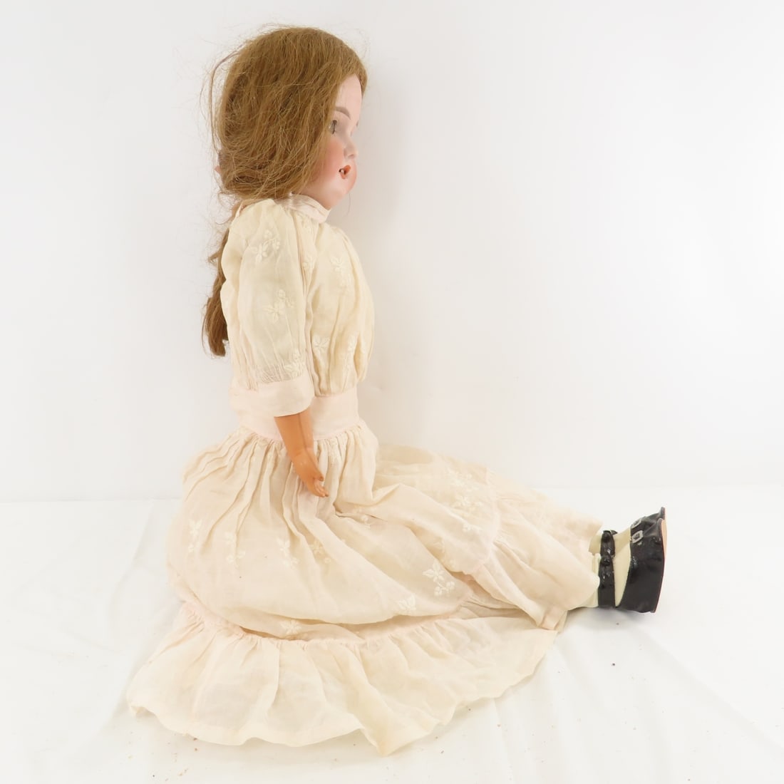 32" Antique A. Marseilles Bisque Head Doll - 4