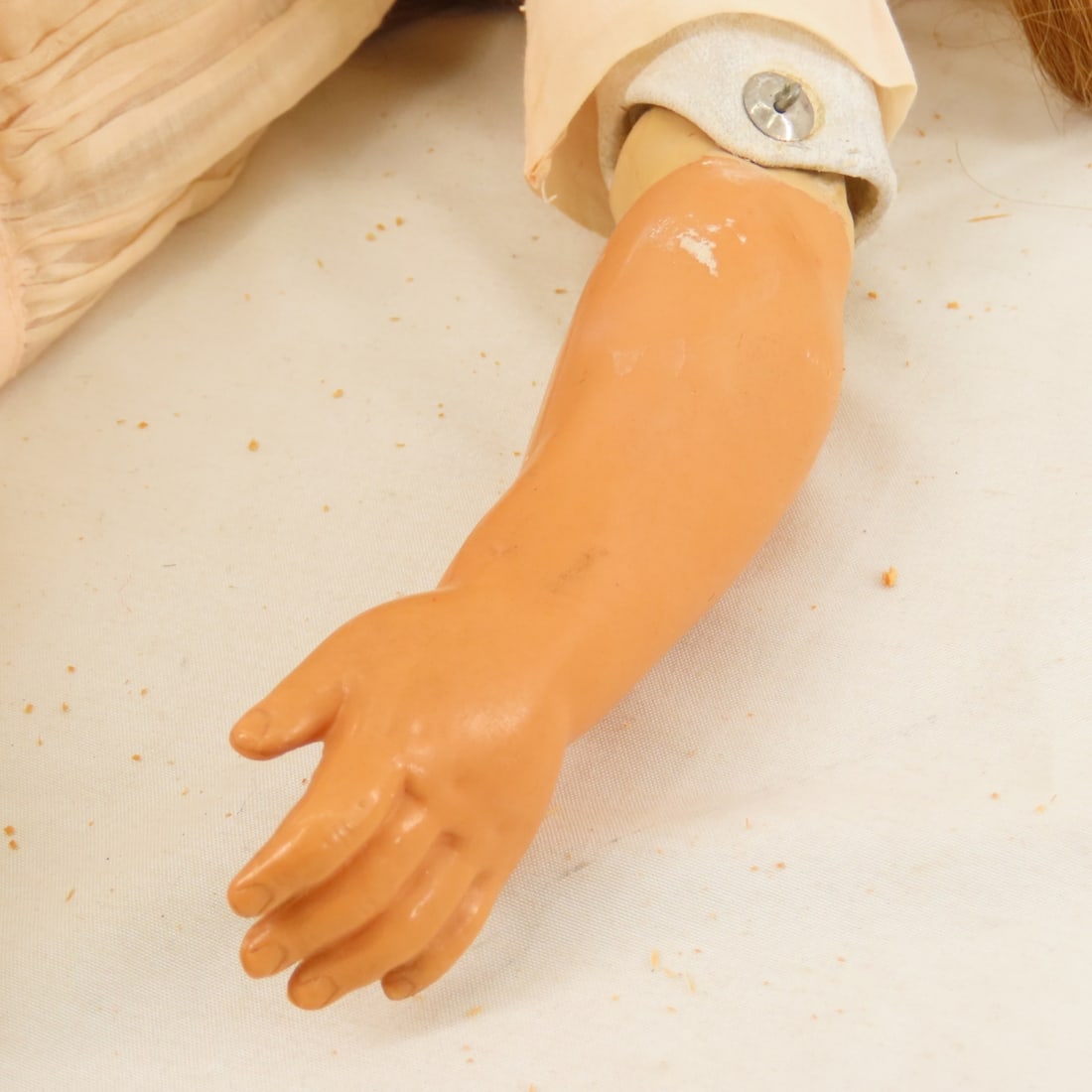 32" Antique A. Marseilles Bisque Head Doll - 7