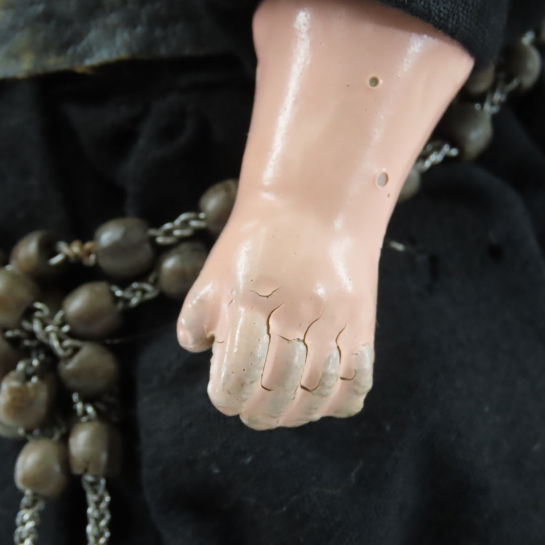 Antique A. Marseilles Bisque Head Nun Doll & More - 10