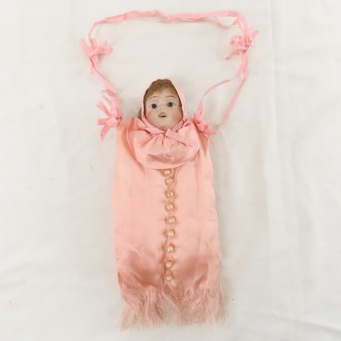 Antique A. Marseilles Bisque Head Nun Doll & More - 13