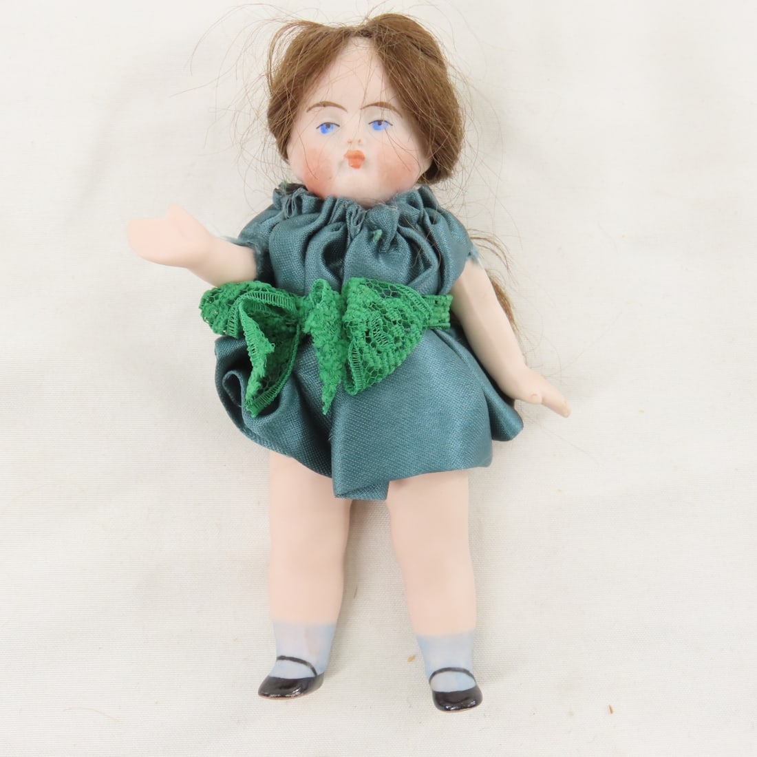 Antique A. Marseilles Bisque Head Nun Doll & More - 16