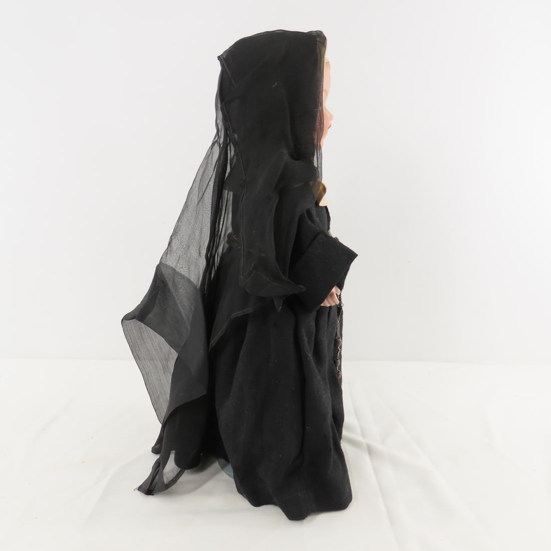 Antique A. Marseilles Bisque Head Nun Doll & More - 3