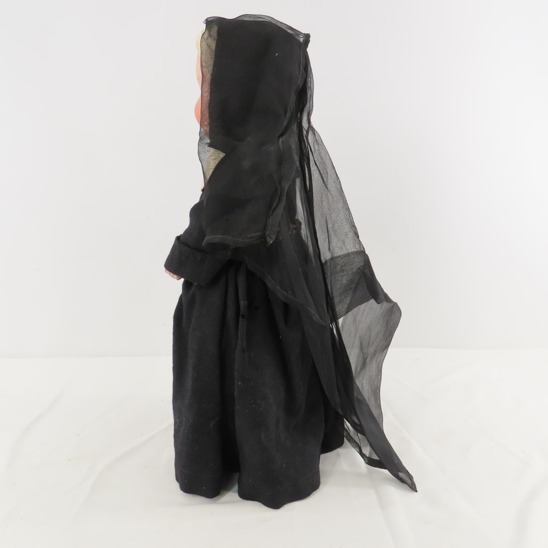 Antique A. Marseilles Bisque Head Nun Doll & More - 5