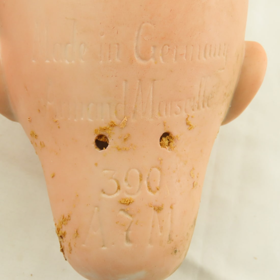 5 Antique Bisque Heads and 2 Cloth Doll Bodies - 9