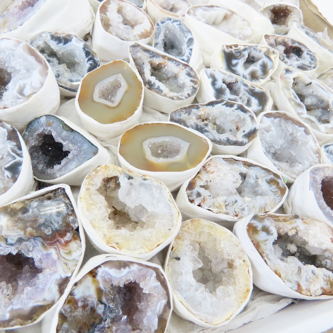 4 lb Collection of Small Cut Geodes - 2