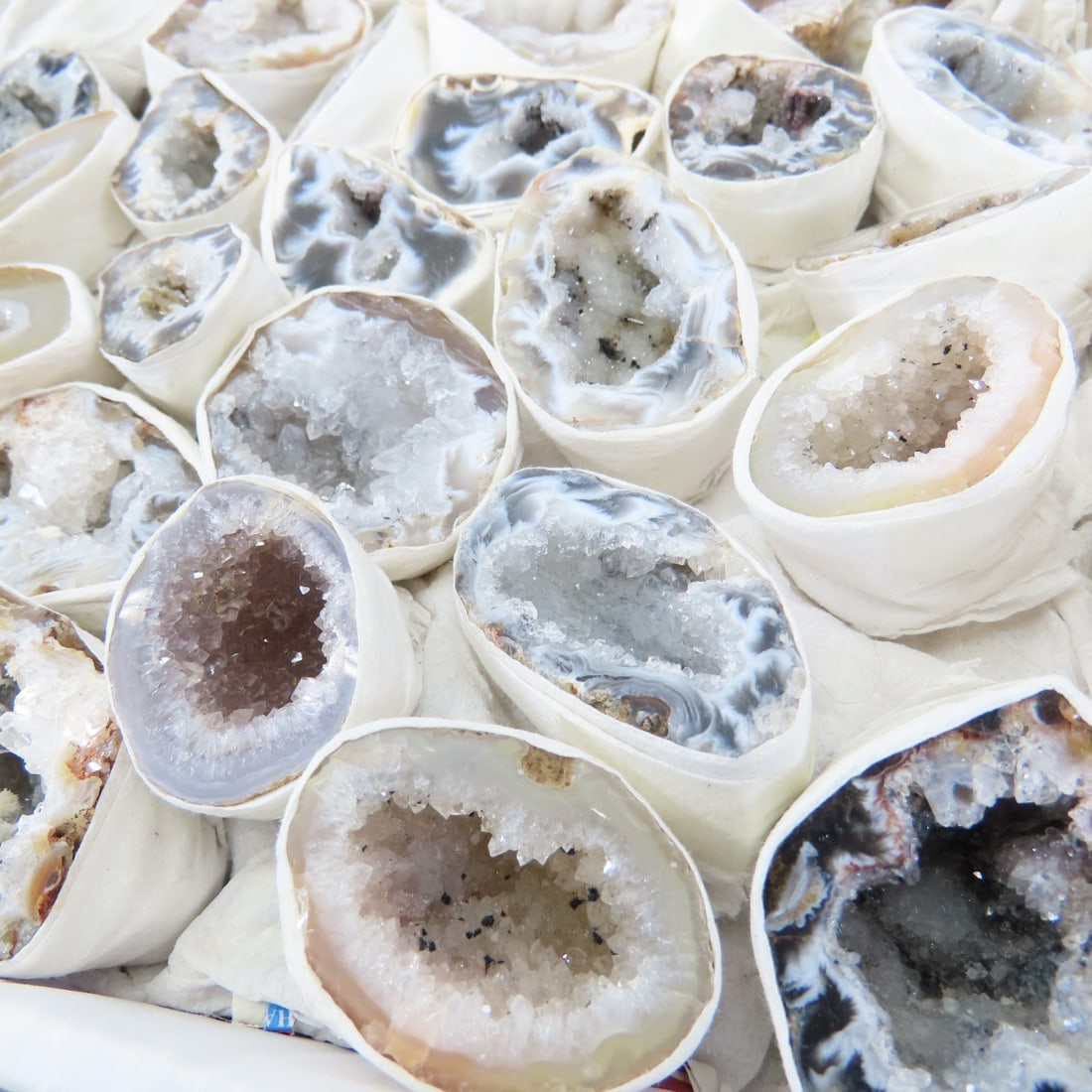 4 lb Collection of Small Cut Geodes - 3