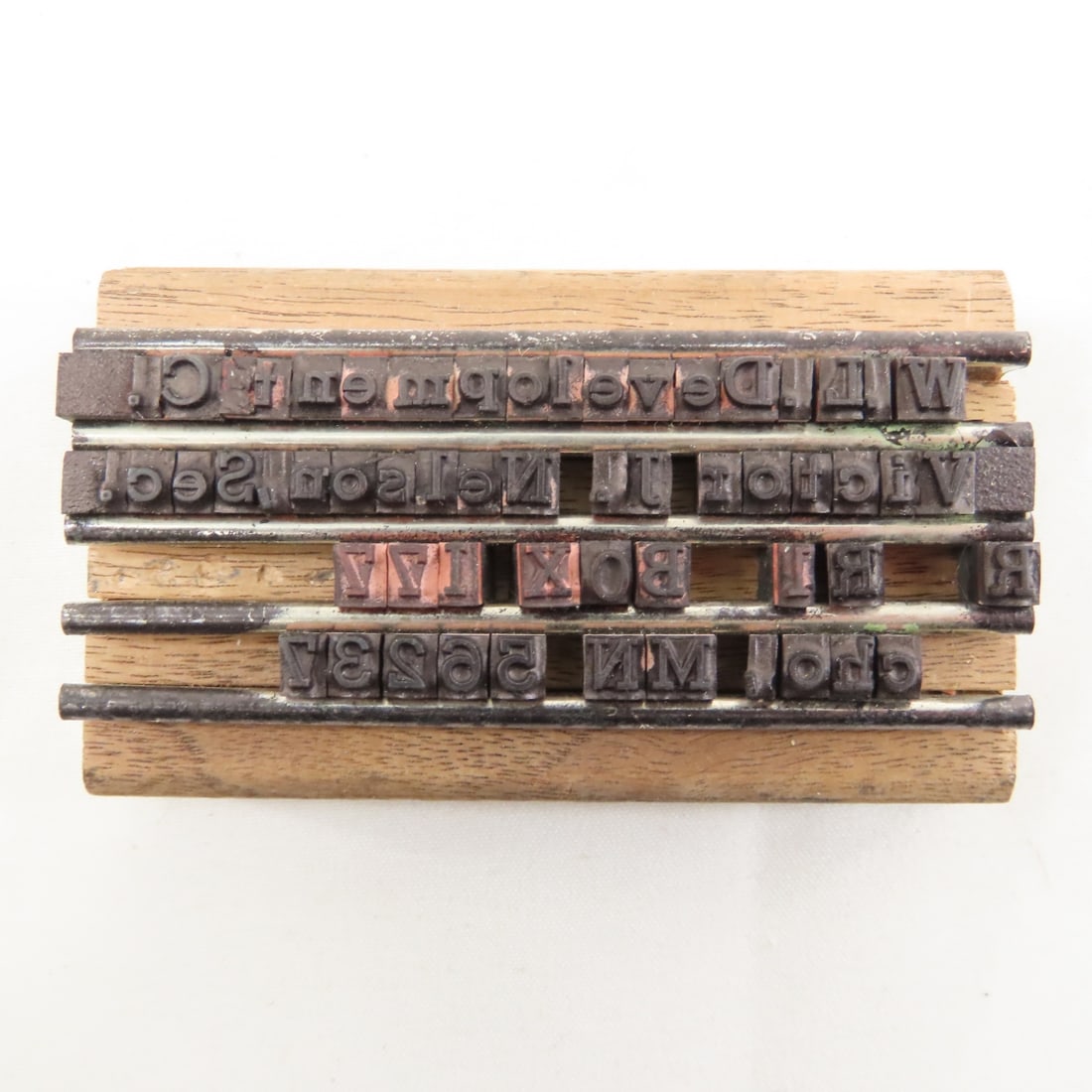 Vintage Rubber Ink Stamps, Letters & Numbers - 13