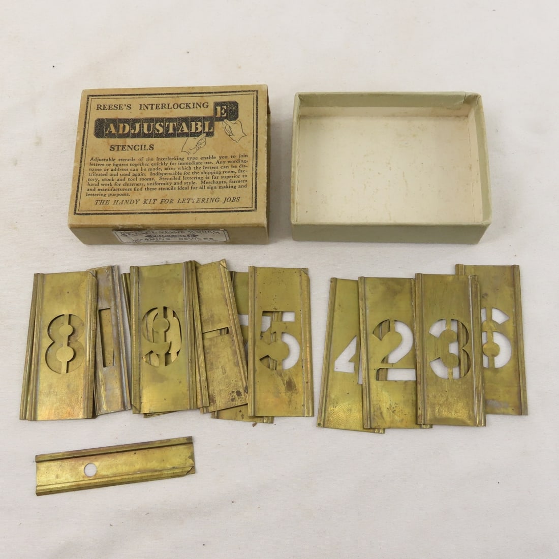 Vintage Rubber Ink Stamps, Letters & Numbers - 15