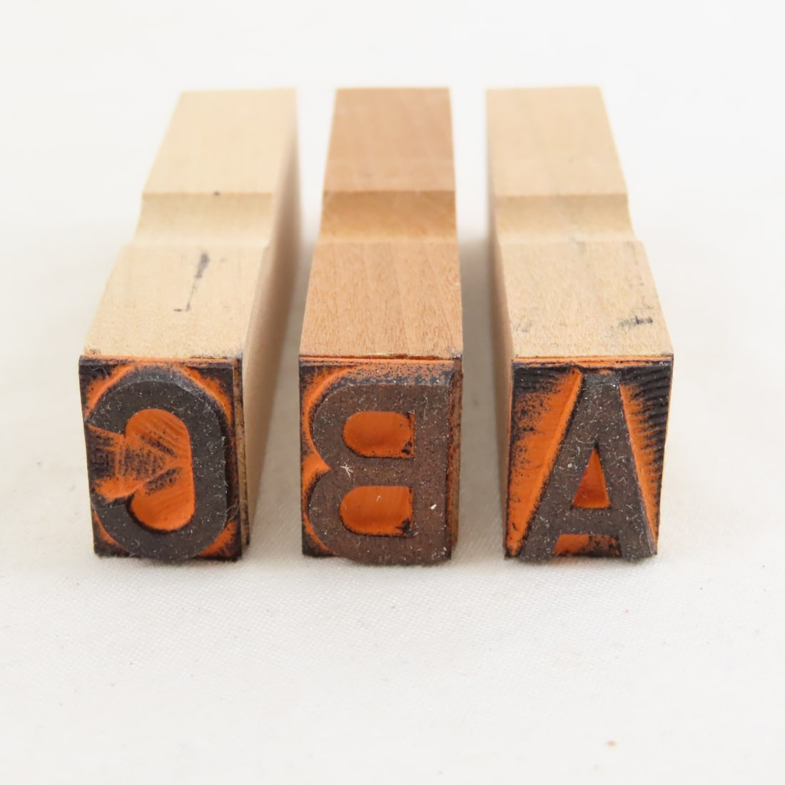 Vintage Rubber Ink Stamps, Letters & Numbers - 5