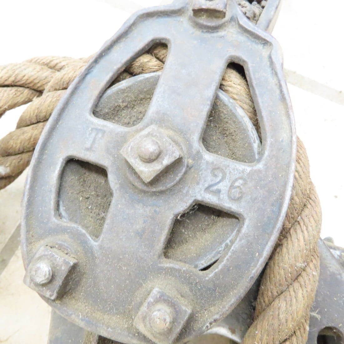 Block & Tackle, Rope, Gas Stove & Small Barrel - 15