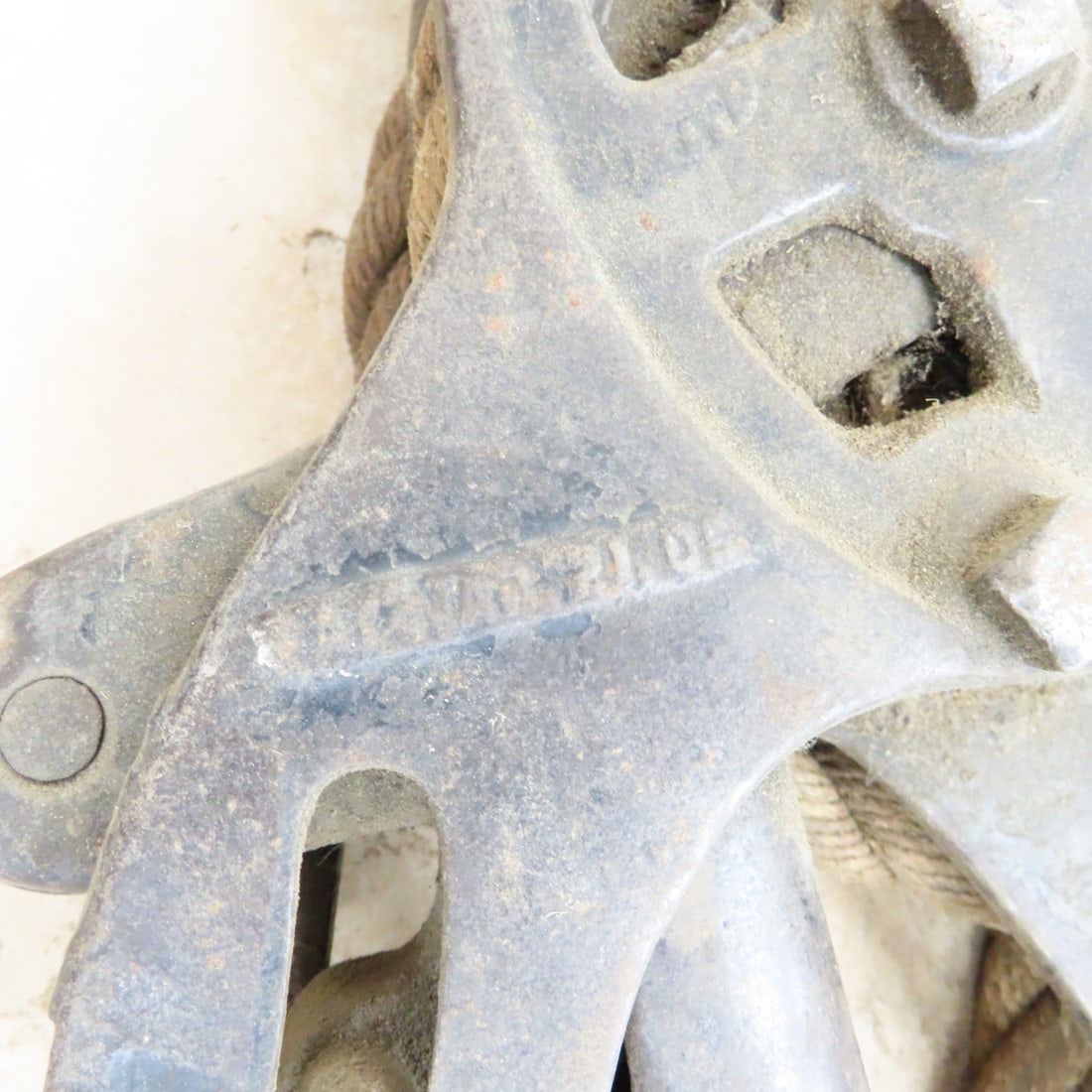 Block & Tackle, Rope, Gas Stove & Small Barrel - 16