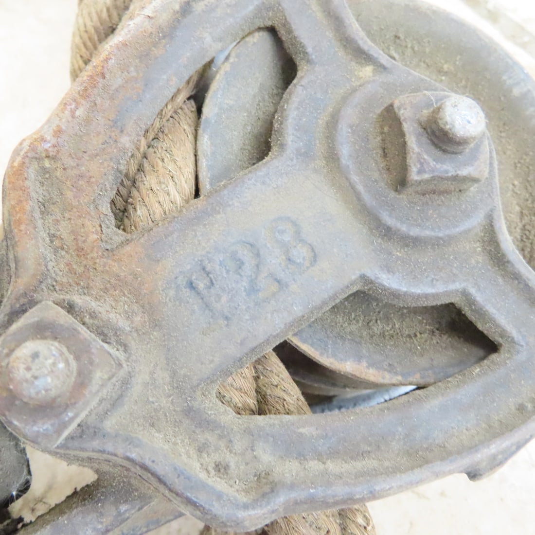 Block & Tackle, Rope, Gas Stove & Small Barrel - 18