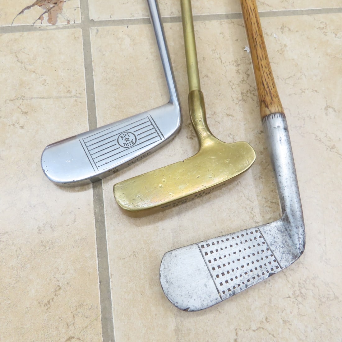 Vintage Tripod, Golf Clubs & Folding Chair - 15