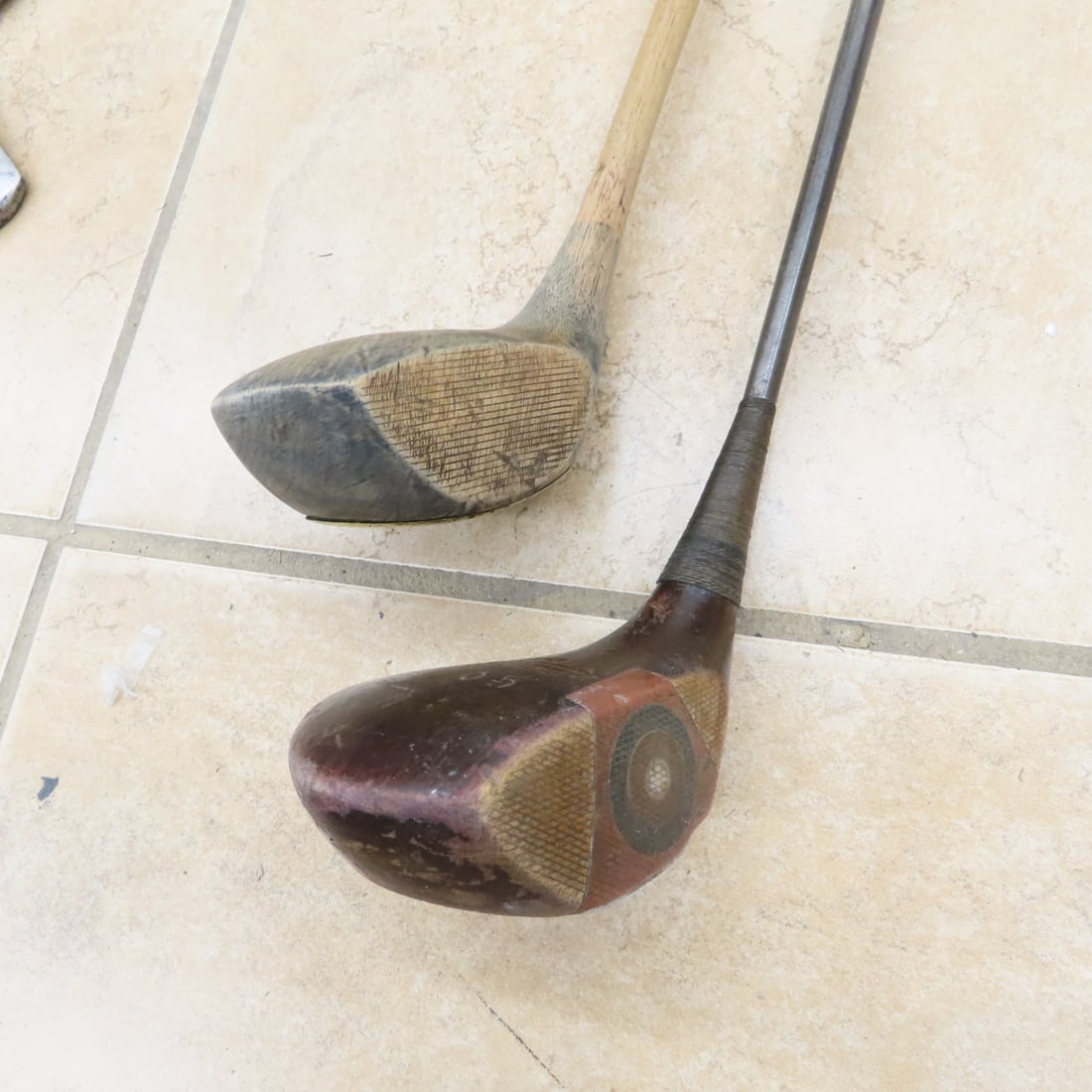 Vintage Tripod, Golf Clubs & Folding Chair - 17