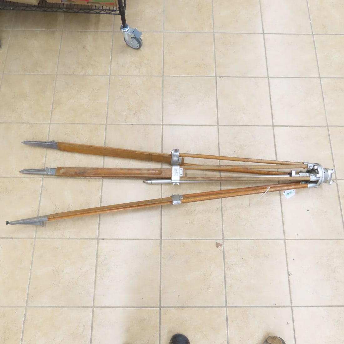 Vintage Tripod, Golf Clubs & Folding Chair - 7