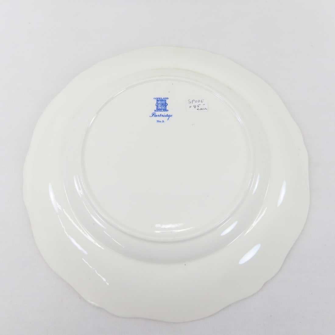 Spode & Made In England Blue Transferware plates - 7