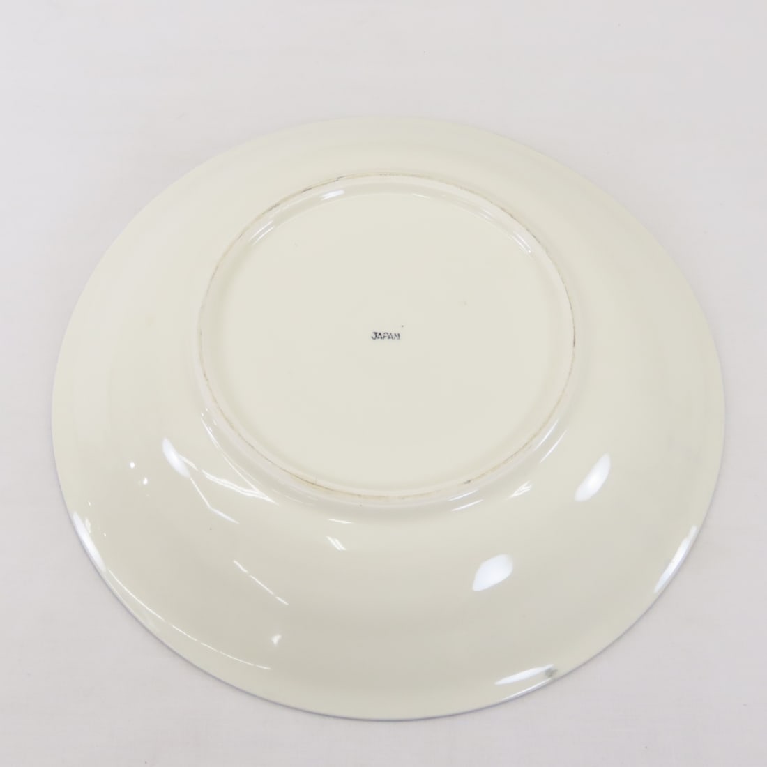 6 Japanese Flow Blue Plates and 1 Platter - 14