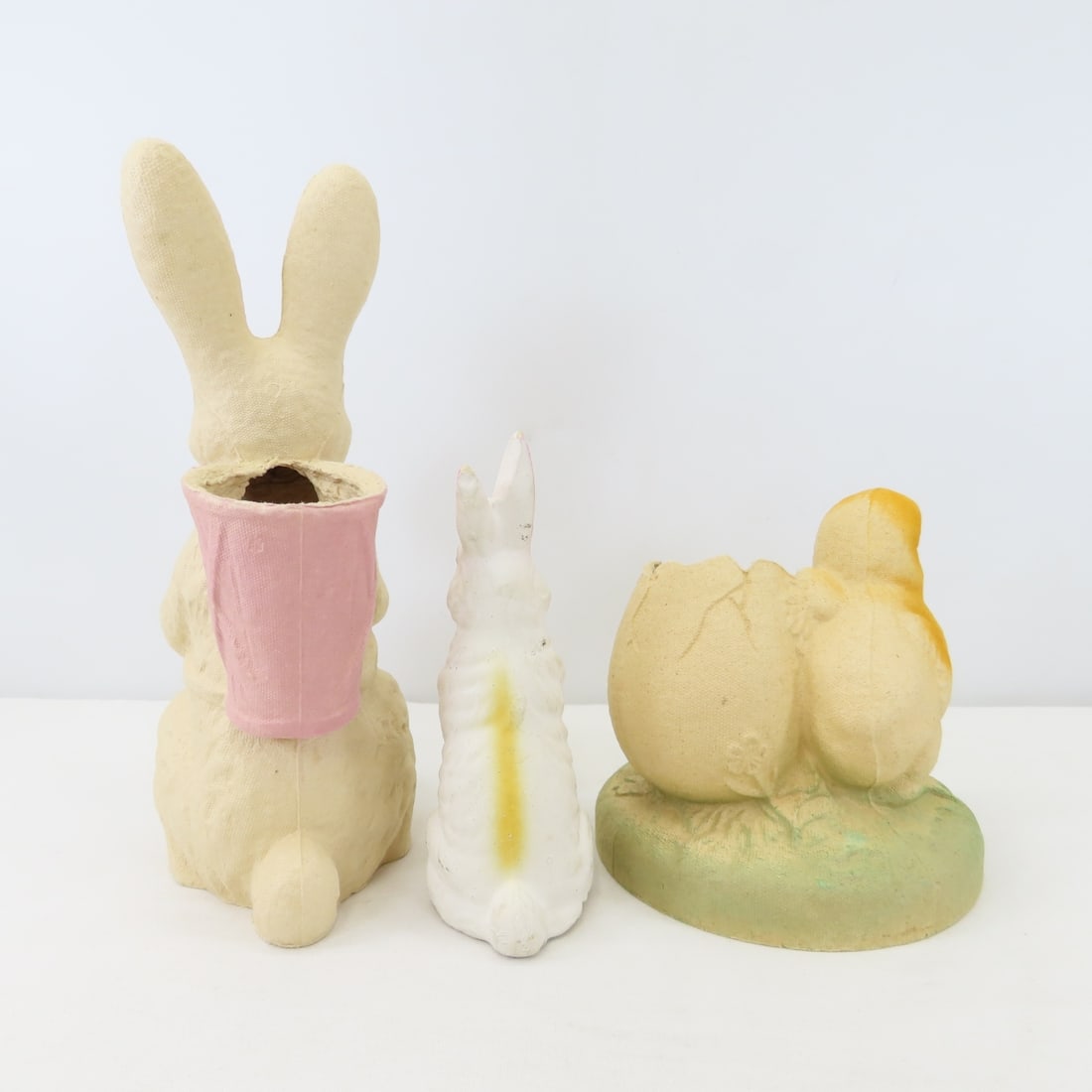 Paper Mache Easter Bunny & Chick, Tin Toys & more - 3