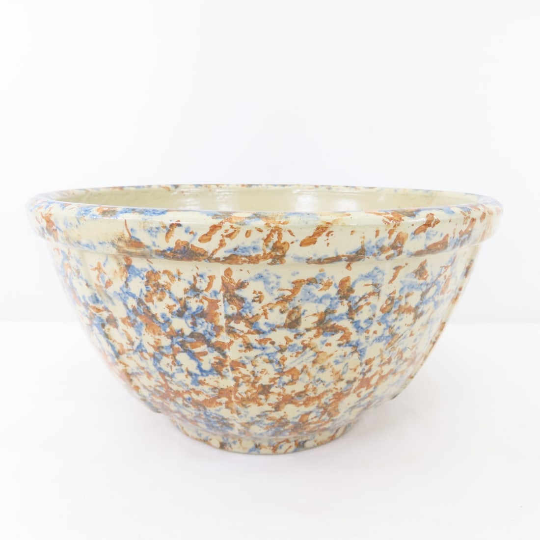 Red Wing Spongeware #11 Panel Mixing bowl (1 of 8)