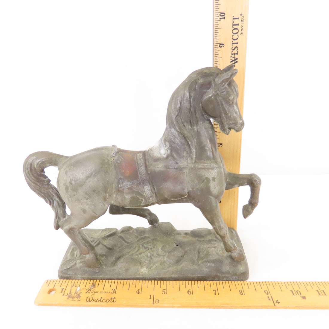Vintage Horse Weathervane & Metal Horse figure - 12
