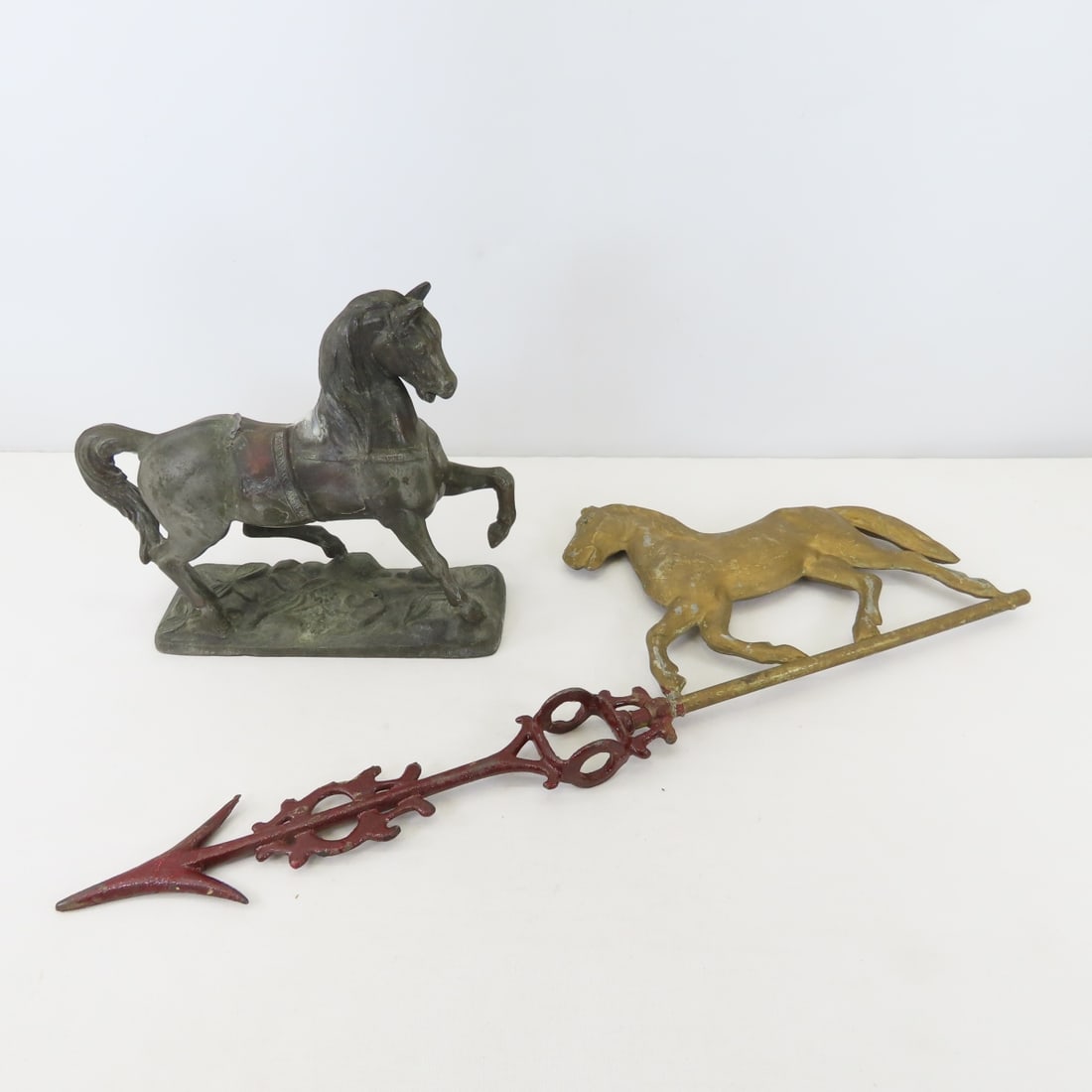 Vintage Horse Weathervane & Metal Horse figure (1 of 12)