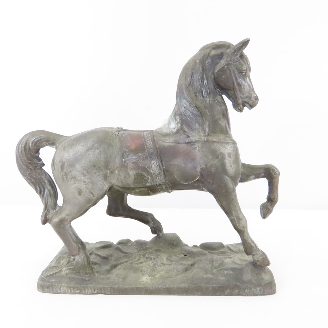 Vintage Horse Weathervane & Metal Horse figure - 6