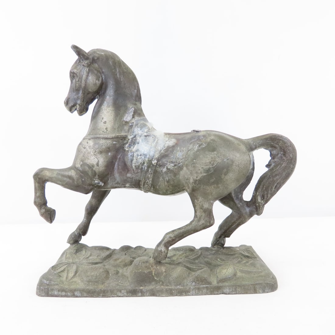 Vintage Horse Weathervane & Metal Horse figure - 7