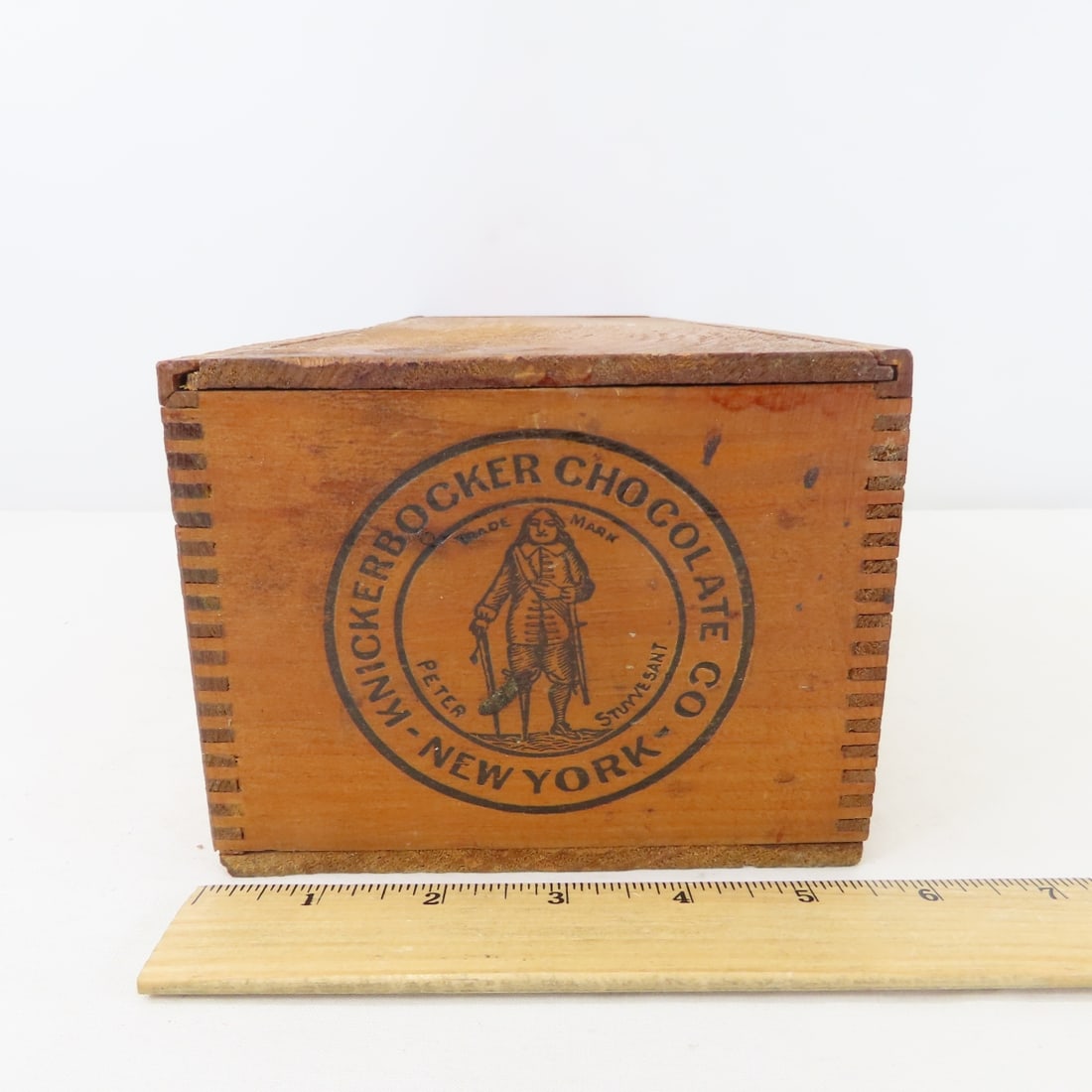 Vintage Wood Advertising Boxes, W.H. Baker's - 3