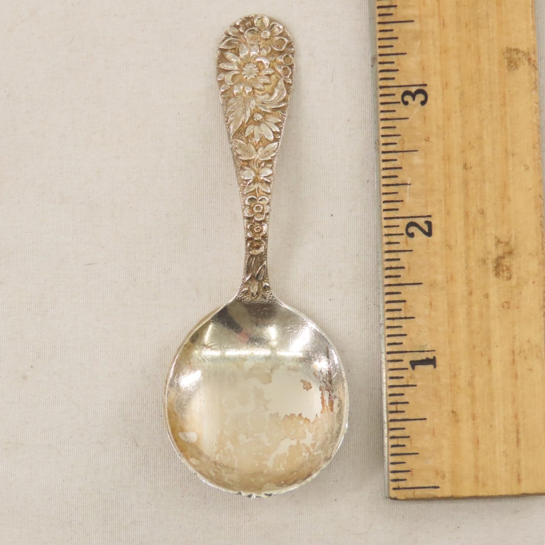 S Kirk & Sons Sterling Sunflower Baby Fork & Spoon - 2