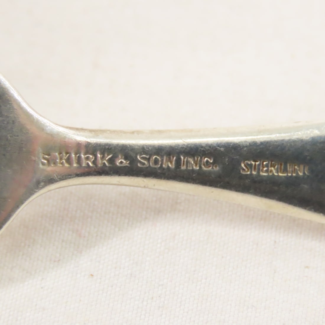 S Kirk & Sons Sterling Sunflower Baby Fork & Spoon - 9