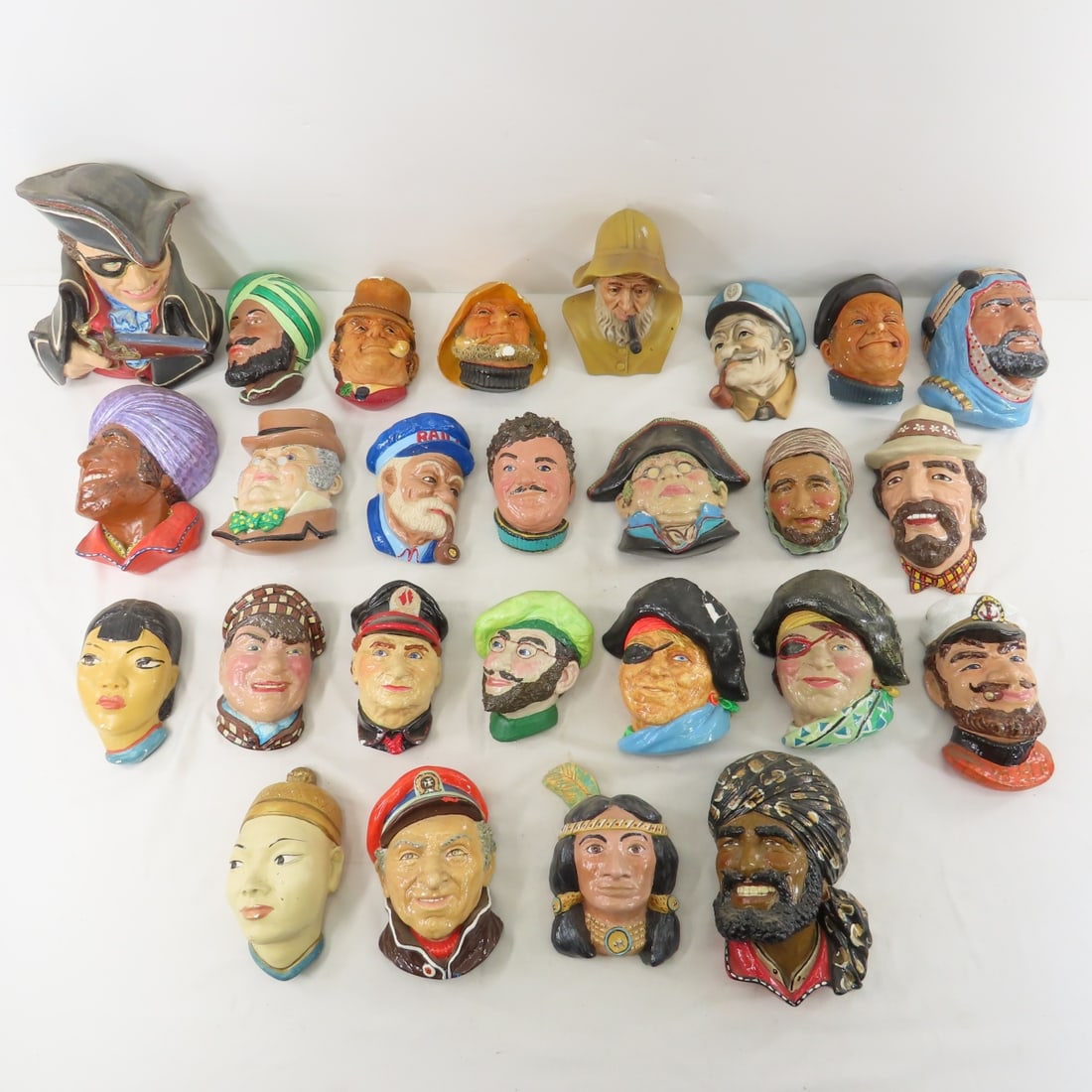 20+ Vintage Bosson's Plaster & Ceramic Heads (1 of 15)