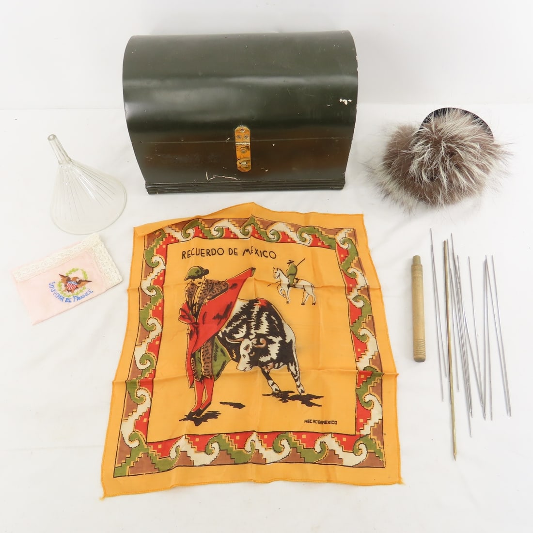 Pewter Plates, Wooden Boxes, Milk Bottle & More - 16