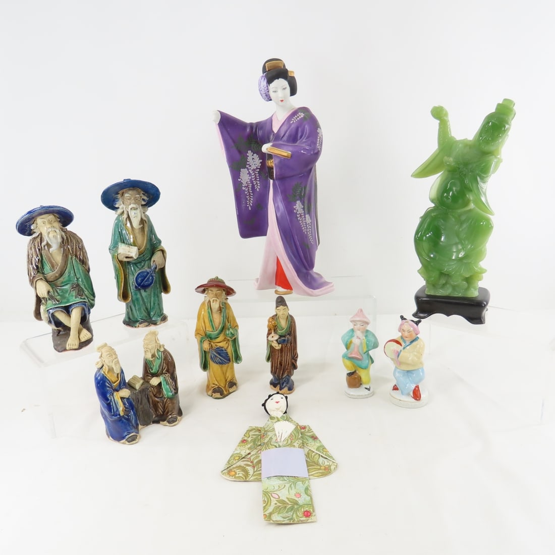 Antique Chinese Mudman figures & other figurines (1 of 17)