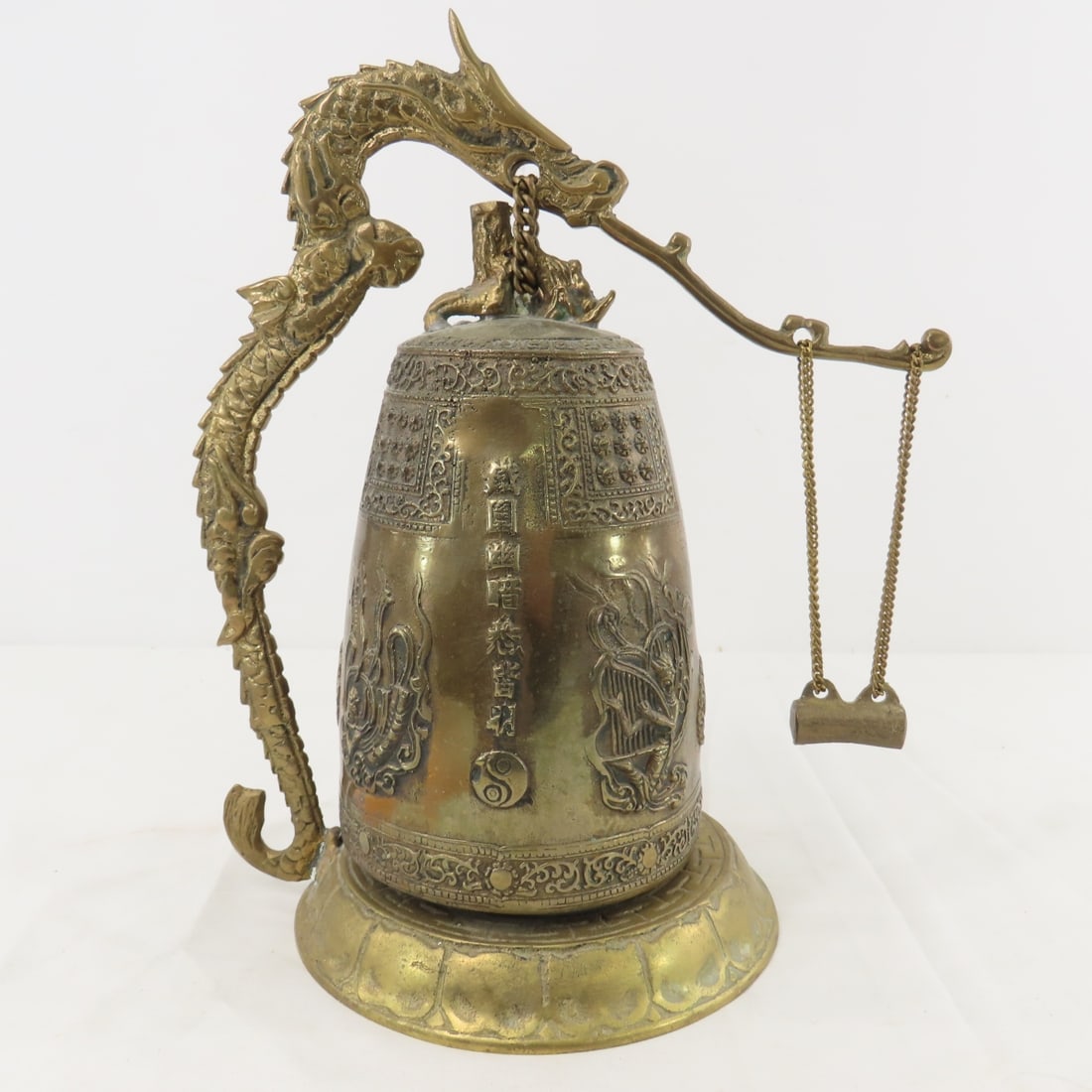 Vintage Bronze Chinese Dragon Bell/gong (1 of 15)