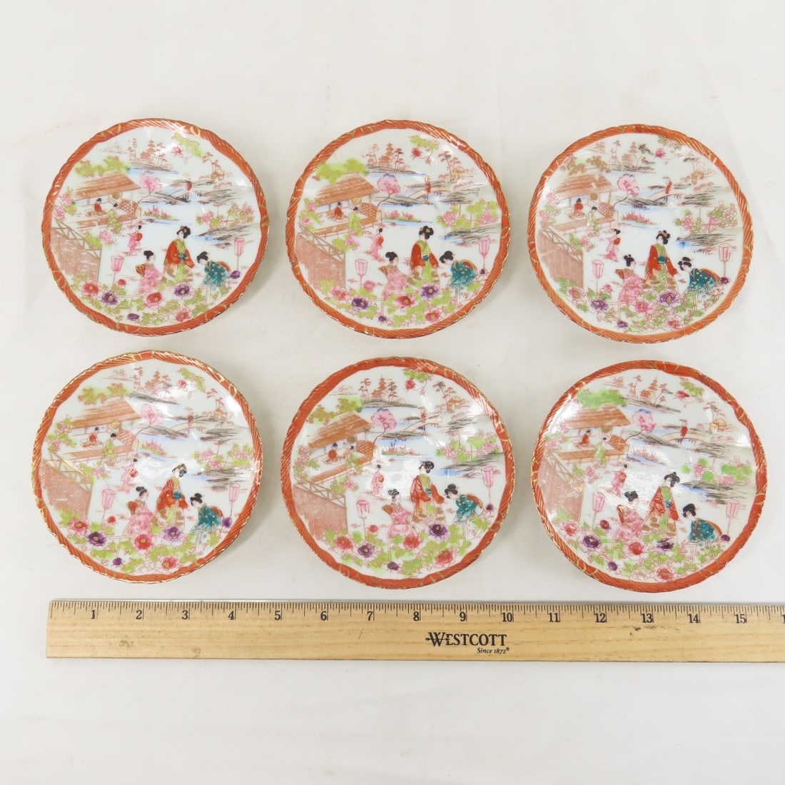 Vintage Japanese tee/chocolate set. - 11