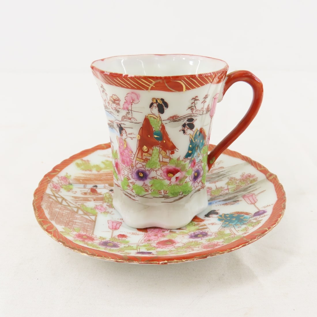 Vintage Japanese tee/chocolate set. - 13