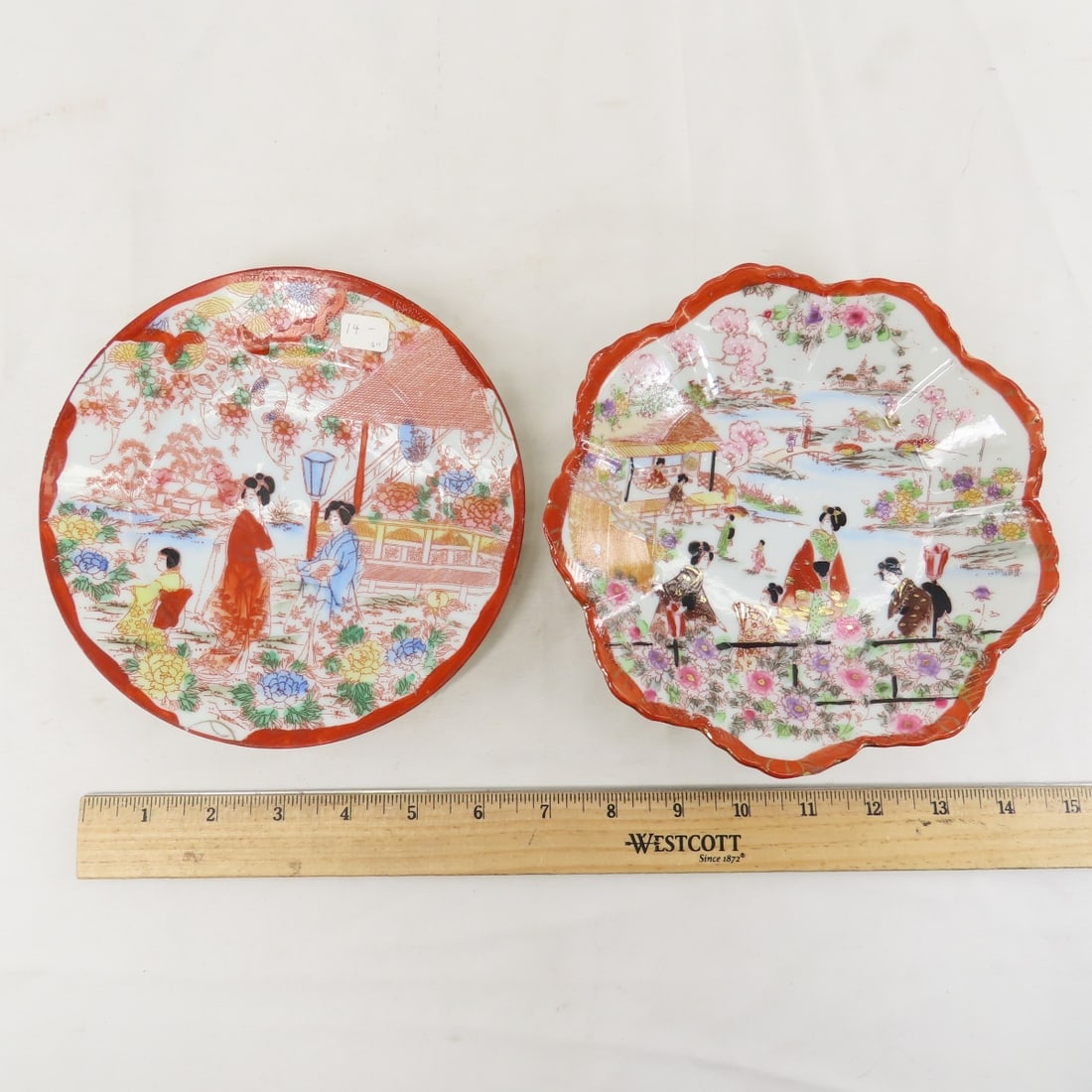 Vintage Japanese tee/chocolate set. - 8