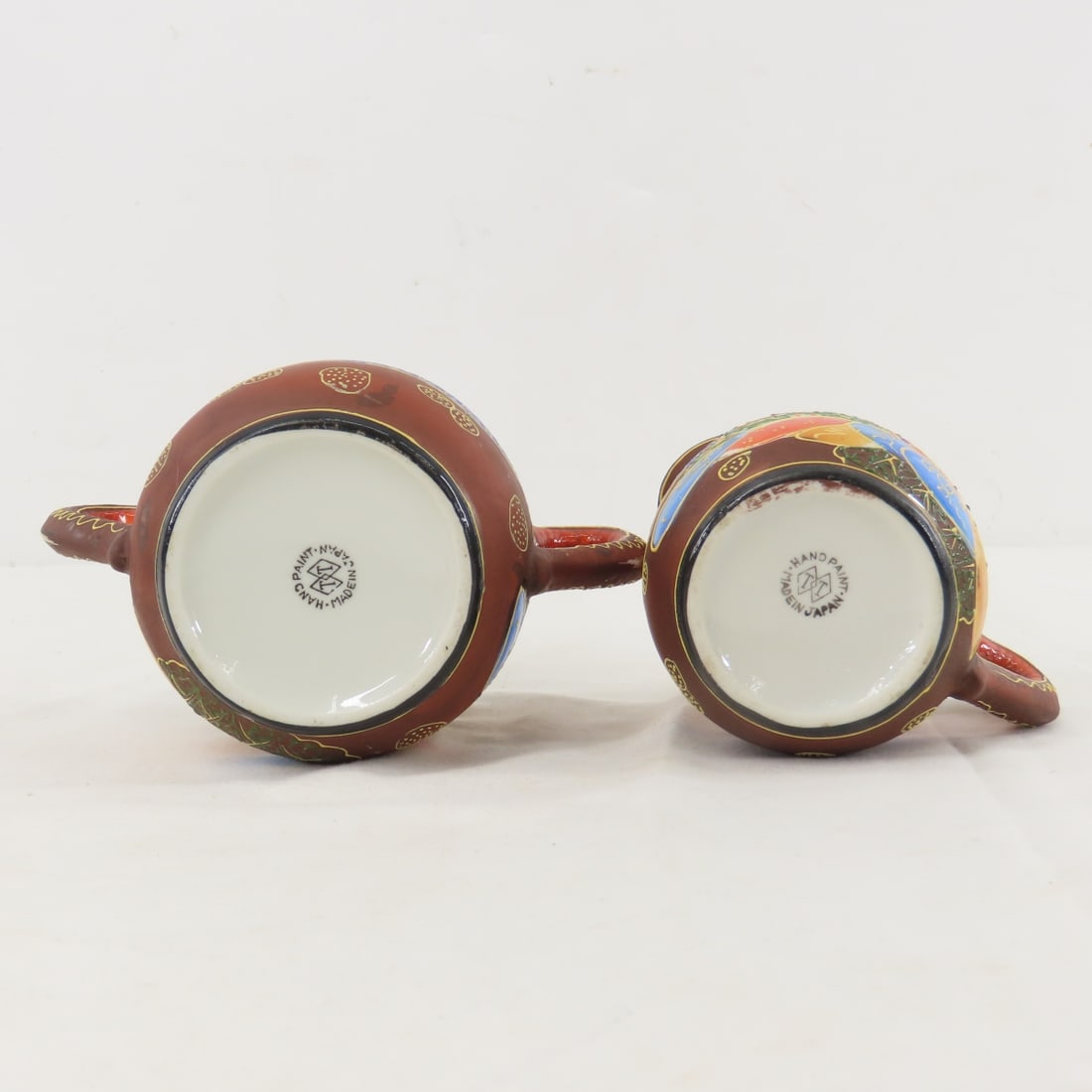 Japanese Satsuma style tea set & more - 12