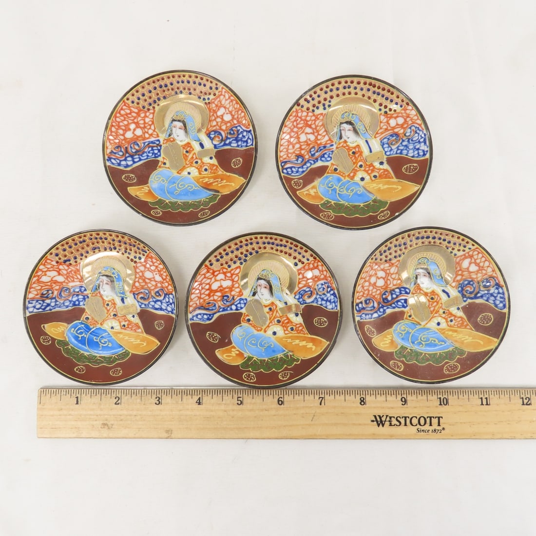 Japanese Satsuma style tea set & more - 14