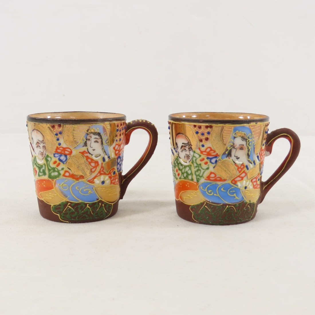 Japanese Satsuma style tea set & more - 16