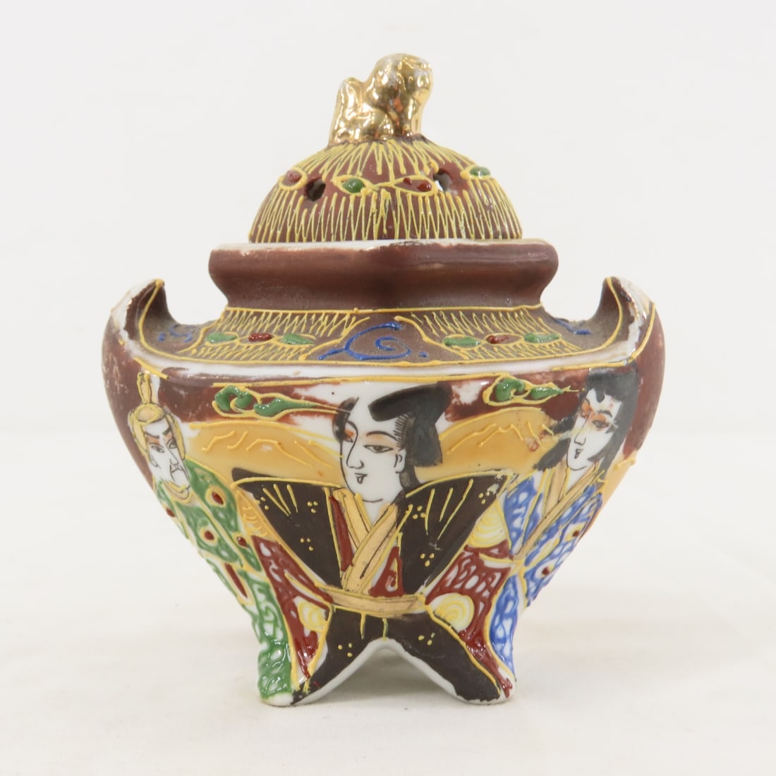 Japanese Satsuma style tea set & more - 19