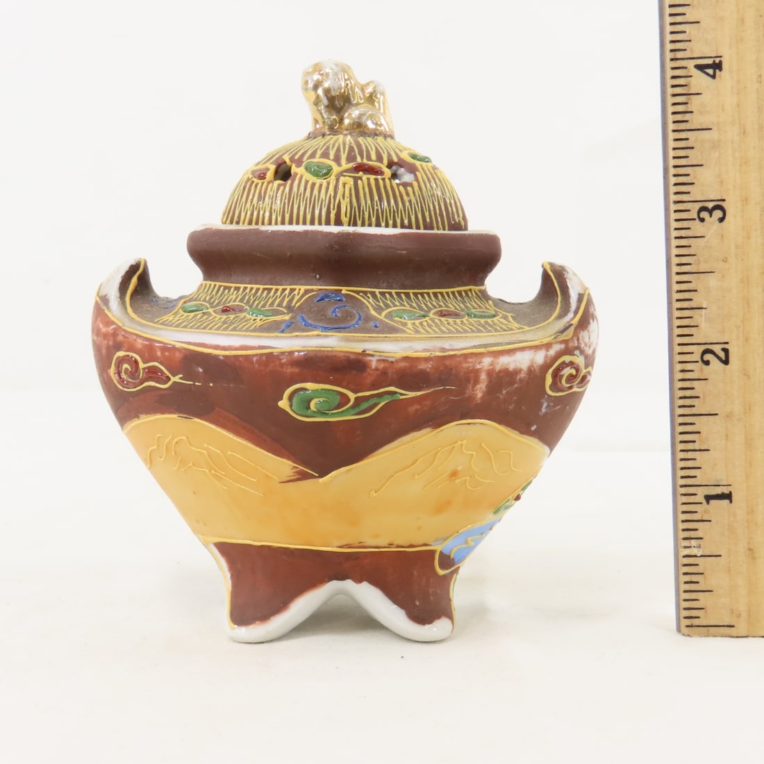 Japanese Satsuma style tea set & more - 20